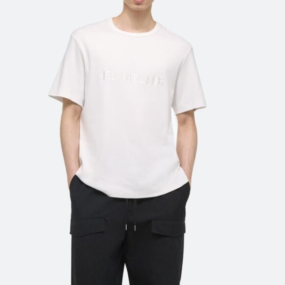 BNWT SS25 HELMUT LANG LOGO OV TEE TSHIRT XL - Picture 1 of 12